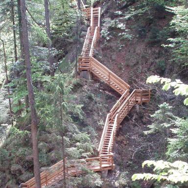 Vorderkaserklamm in Wei&szlig;bach